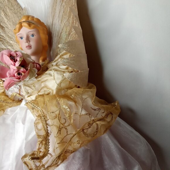 Christmas Tree Topper With Original Box Radiant Fiber Optic Angel Avon 2006 - Picture 8 of 16